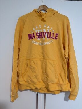 Blue 84 Yellow Nashville Hooded Pullover Sweatshirt
